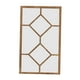 thumbnail image 1 of Espejo de pared con imitación de ventana, decoración de pared, moderno y fácil de usar. Color de madera, 1 of 9