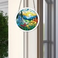 thumbnail image 3 of MKHSQHDG Today's Deals Curtain Style Acrylic Puzzle Garden Design Window Hanging Home Birthday For, 3 of 6