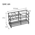 thumbnail image 2 of Soporte para cepillos de dientes, soporte para cepillos de dientes de acero inoxidable, organizador de accesorios de baño duradero, aireado y limpio, 2 of 5