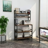 Tribesigns 5-Tier Kitchen Bakers Rack with Hutch, Industrial Microwave ...