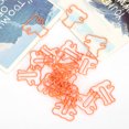 thumbnail image 3 of 20PCS Mini Plastic Coated Wire Paperclip Bear Shape Bookmark Clip File Notebook Holder, 3 of 7