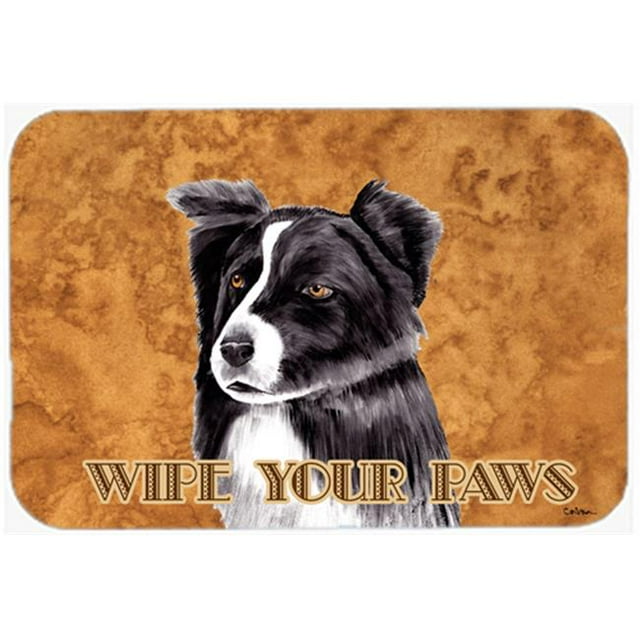 Carolines Treasures SC9138CMT Border Collie Kitchen Or Bath Mat, 20 x 30 in.
