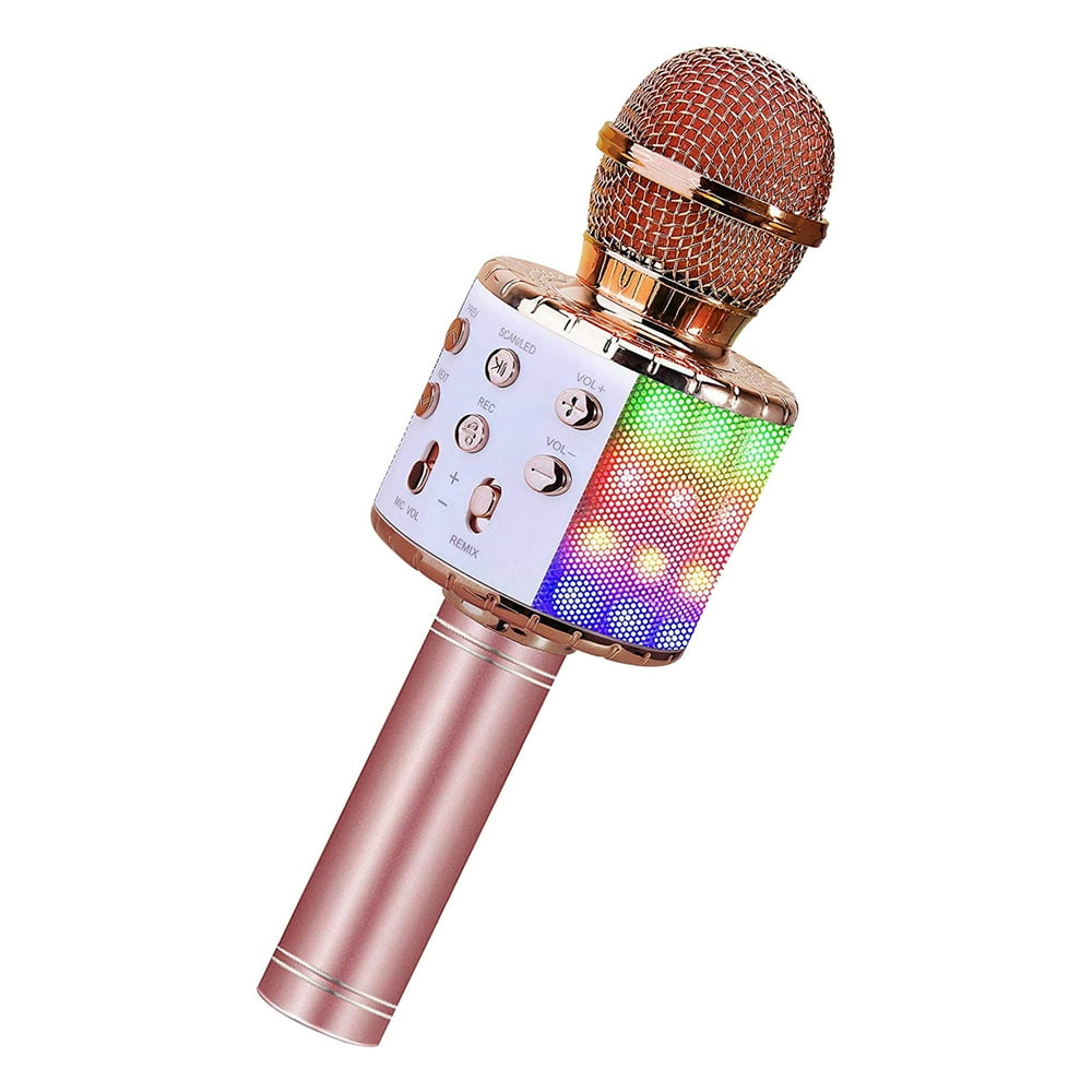 Wireless Bluetooth Karaoke Microphone Handheld Karaoke Mic Recorder