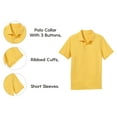 thumbnail image 3 of GBH Boys School Uniform Short Sleeve Pique Polo Shirt (Little Boys & Big Boys), 3 of 7