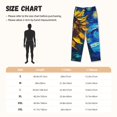 thumbnail image 3 of Balery Sunflower Starry Night Vibes Pantalones de pijama para mujer, pijamas ultraligeros, pantalones de estar por casa-Medium, 3 of 6