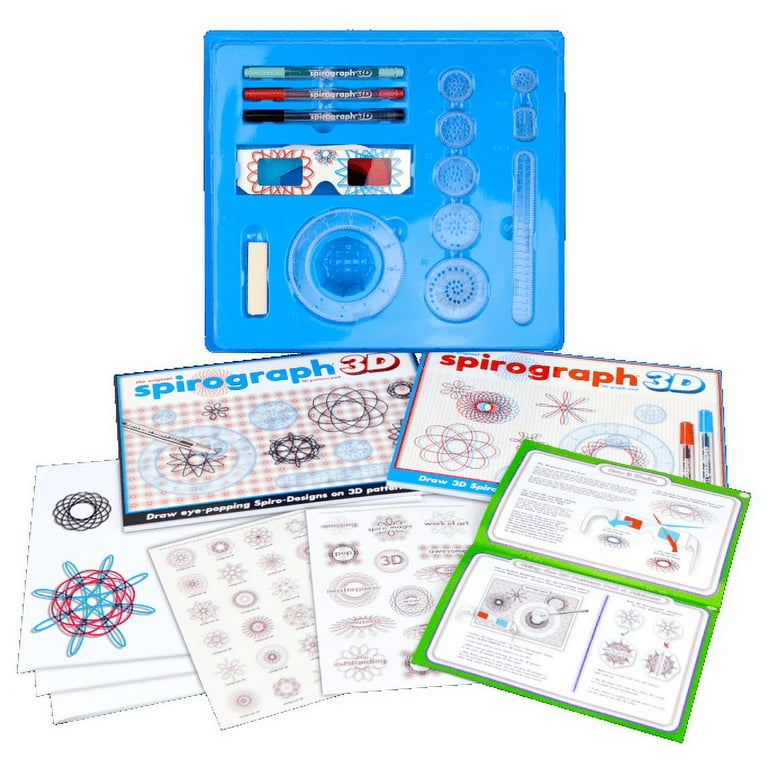 The Original Spirograph 3D from PlayMonster. Designs that