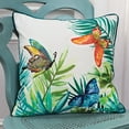 thumbnail image 4 of White Green Butterfly Bliss Decorative Throw Pillow, 4 of 7