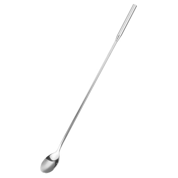 Long Handle Mixing Stirring Spoon, Bar Spoon Stirring Spoon (Length: 300mm/11.81", Silver)