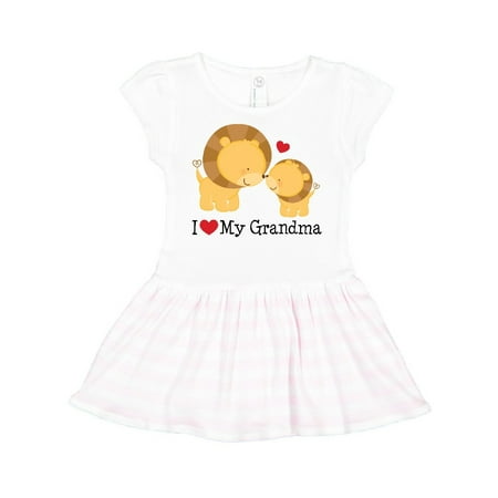 

Inktastic I Love My Grandma gift Gift Toddler Girl Dress