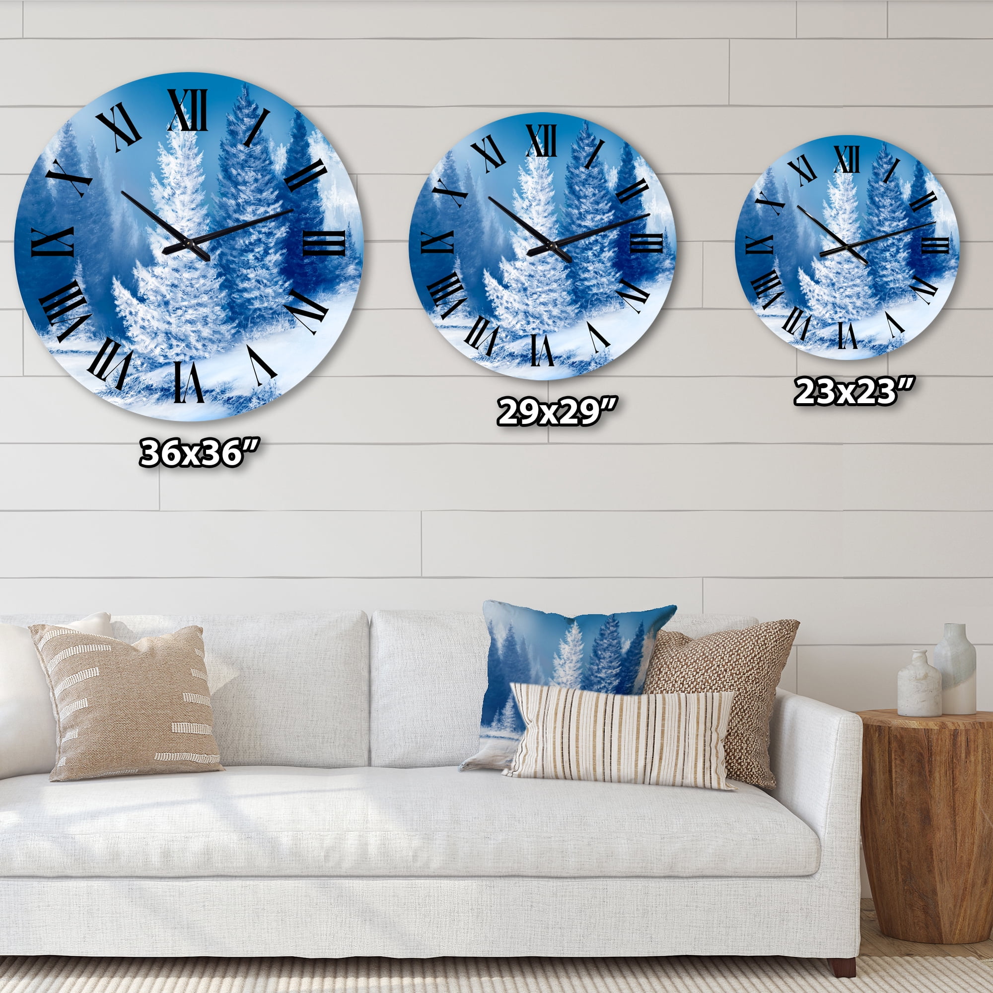 Designart 1 in Quartz Wall Clock