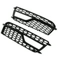 thumbnail image 1 of 8T0807682M, 2Pcs/Set Glossy Black Front Bumper Fog Light Grill  For Car, 1 of 8