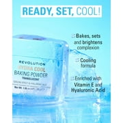 Revolution Hydra Cool Loose Setting Powder, Matte Finish, Cooling Effect, 1.05 oz