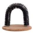 thumbnail image 1 of Hollypet Self Grooming Massager and Scratcher Toy - Cat Arch Brush for Back Grooming, Hair Cleaner Pads, 1 of 6