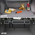 thumbnail image 5 of Car Trunk Organizer and Storage for Men and Women, Backseat Hanging Organizer, Waterproof, Collapsible Cargo Storage Bag with 4 Pockets, Car Interior Accessorie for SUV, Truck, MPV, Black, 5 of 7