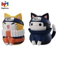 thumbnail image 2 of Original MegaHouse MEGA CAT PROJECT Naruto Uzumaki & Uchiha Sasuke (NARUTO) Bonita figura de anime de 100 mm, modelo coleccionable, juguetes de regalo, 2 of 5