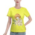 thumbnail image 1 of Women's Basic Short Sleeve T-Shirt Cardinal Girl Sakura, 1 of 6