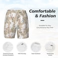 thumbnail image 5 of Lsque Mens Swim Trunks Retro Bunny Flower Pattern - Bathing Suit Compression Liner - Beach Swim Shorts Swimwear - (S-3XL) - Stretch Quick Dry -Large, 5 of 9