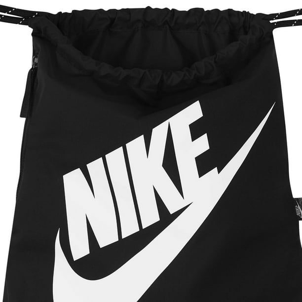 Nike Mochila de Cuerdas Heritage Negro Nike UTBC5072 black Bodega Aurrera en linea