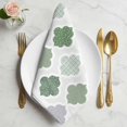 thumbnail image 2 of Green Geometric Cloth Napkins, Vintage Moroccan Rhombic Bohemia Gray Washable and Reusable Dinner Napkins Set of 6, Table Napkin for Kitchen Party Birthday Wedding Hotel Housewarming 20"x20", 2 of 9
