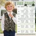 thumbnail image 7 of Garronmavis Gray Camo Hunting Boys Vest Size 7-8 Versatile Sleeveless Slim Fit Vests Outfit Lightweight Formal Waistcoat Vests with Pockets Stylish Boy's 3 Button Formal Suit Vest, 7 of 7
