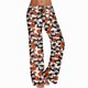 thumbnail image 2 of Kawaii Pajamas for Women Girls Cartoon Cat All Over Print Flannel Christmas Halloween Anime Soft Sleep Pajamas Pants, 2 of 5