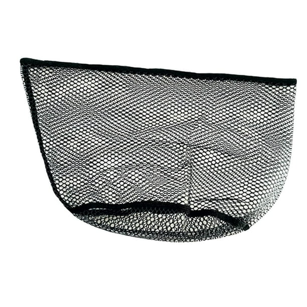 Bolsa de malla negra, saco de cosas de malla plegable, bolsillo de almacenamiento de malla, cosas de viaje pequeñas Pequeño