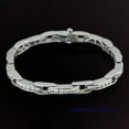thumbnail image 4 of 7Ct Round Cut Natural Moissanite Women's Tennis Bracelet in 14K White Gold Plated, 4 of 5
