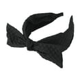 thumbnail image 5 of Unique Bargains 1 Pc Elegant Bow Wide Headbands for Women Black, 5 of 6