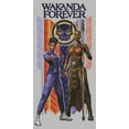 thumbnail image 2 of Men's Black Panther: Wakanda Forever Shuri and Okoye Movie Logo  Graphic Tee Athletic Heather Small, 2 of 3