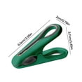thumbnail image 3 of Plastic Clothes Pins Strong Clothespins-12PCS Heavy Duty Laundry Clothes Clips Windproof Clamps Clothes Pegs, No Trace Design for Clothes -Green, 3 of 6