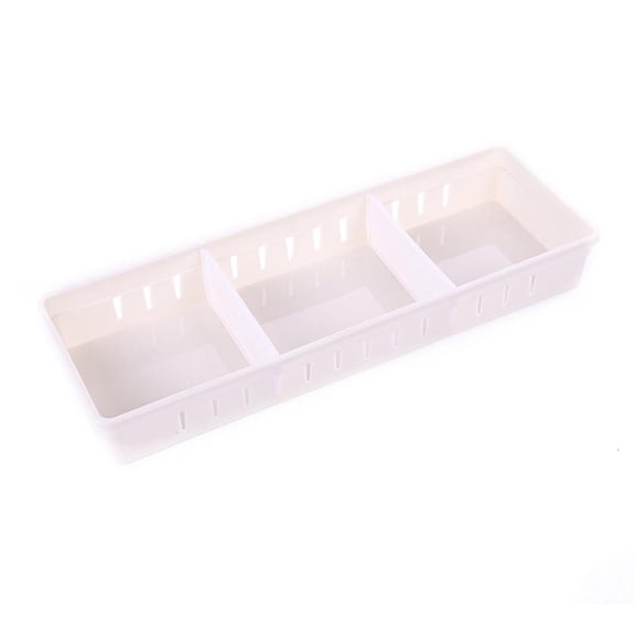 Giaone Adjustable Desk Drawer Organizer Cabinet Dividers Storage Box Bin Partition Baffle for Case Tray for Utensil Makeup Sundries Home Bathroom Kitchen