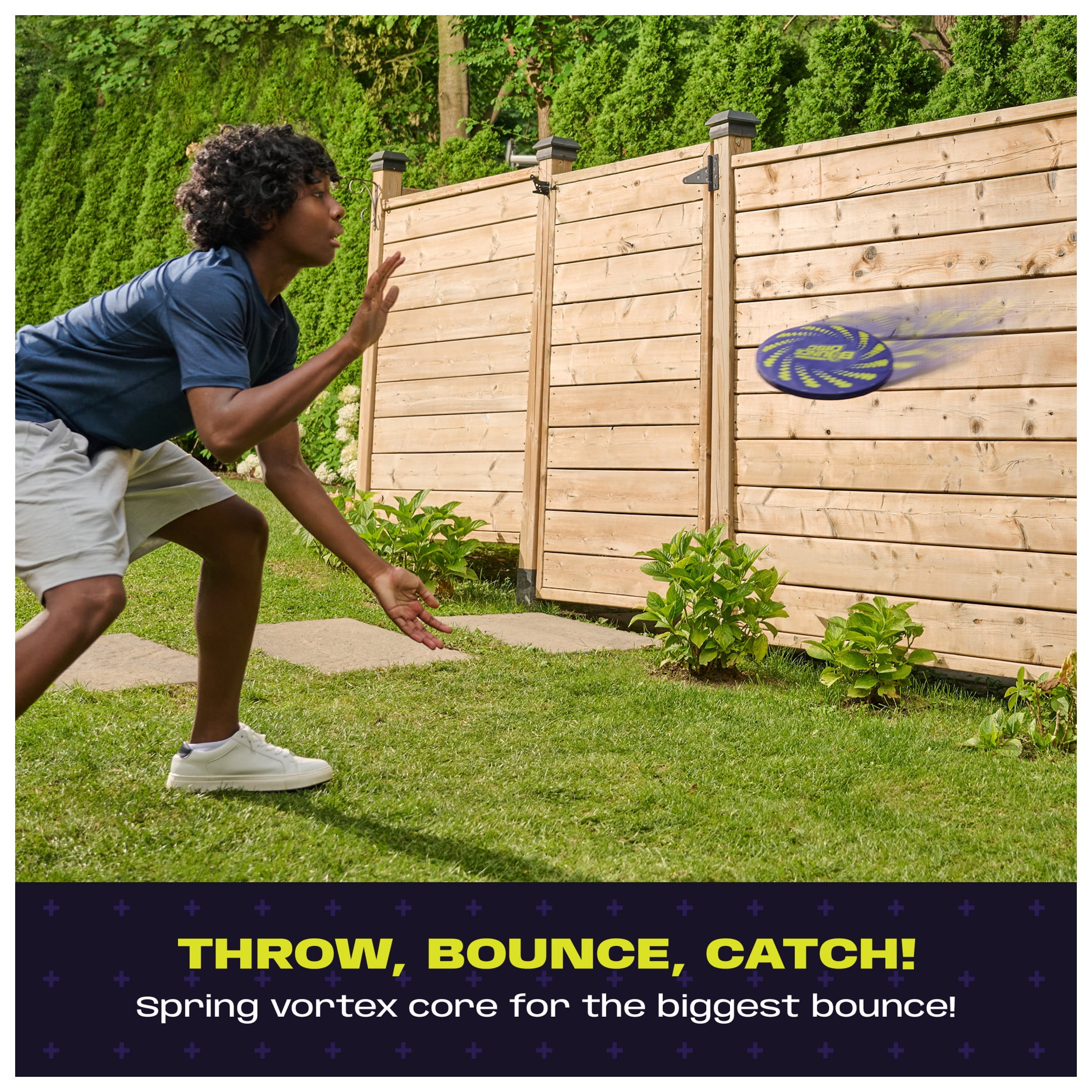 Aerobie Bounce Disc, Outdoor Throwing Flying Disc, for Ages 5 and up