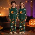 thumbnail image 6 of Halloween Family Pajamas Sets 2Pcs Ghost Print Holiday PJs Sleepwear Loungewear for Man/Woman/Kid/Baby, 6 of 7