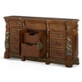 thumbnail image 4 of Michael Amini Villa Valencia Wood Dresser - Classic Chestnut, 4 of 10
