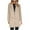 Beige, variant on BangWanChi Winter Coats for Women Plus Size Women Business Attire Solid Color Long Sleeve Single Breasted Cardigan Suit Coat Top