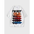 thumbnail image 1 of T-shirt short sleeve round neck summer casual loose N162, 1 of 5