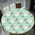 thumbnail image 4 of AMERTEER Waterproof Non-slip Round Elastic Table Cover Classic Pattern Table Cloth - D - 150cm (60 Inch)  60 inch, 4 of 6