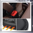 thumbnail image 6 of FeBohao Upgrade Car Leather Cup Holder Gap Bag (Black, Driver Side), 6 of 10