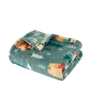 Parent's Choice Cabin Chic Baby Blanket, Green, 30" x 36"