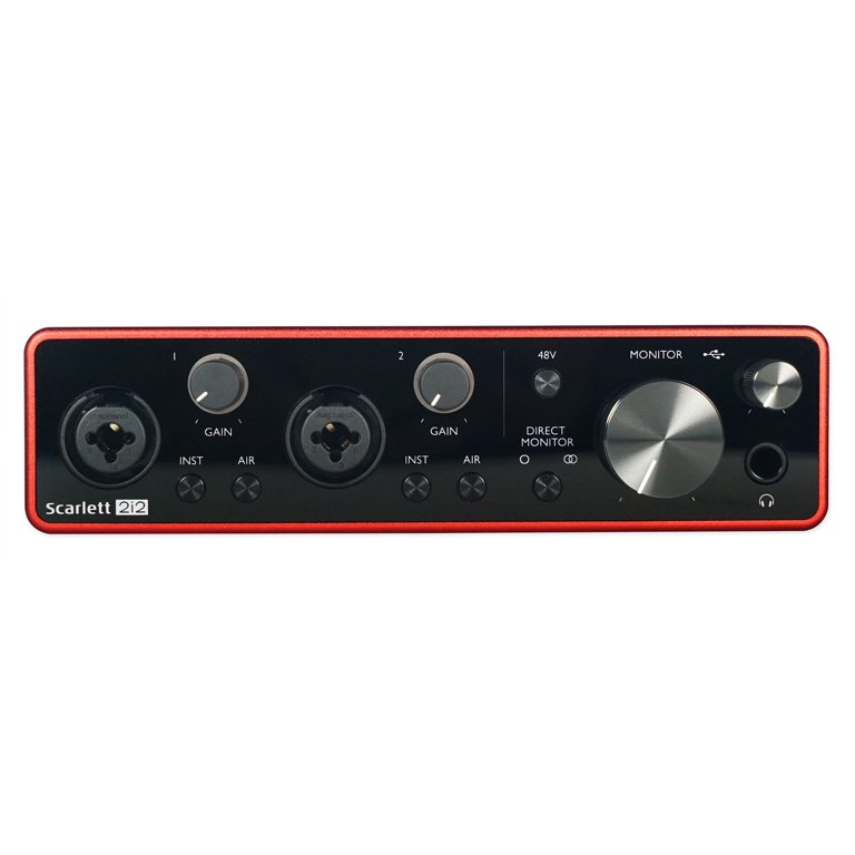 Focusrite SCARLETT 2I2 3rd Gen 192KHz USB Audio Recording