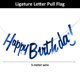 thumbnail image 2 of Banner de feliz cumpleaños - Estandarte siamés dorado decorativo - Decoraciones y decoraciones para fiestas de cumpleaños, 2 of 5