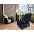thumbnail image 2 of Bed Bath & Beyond Heavy Duty Steel Flexible Backrest and Thick Cushion Lounge Chair, 2 of 5