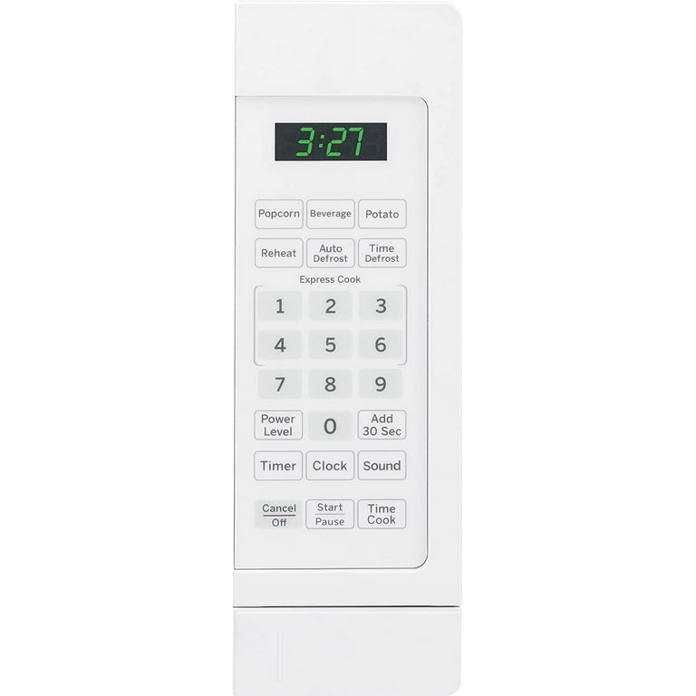 GE White 0.7 Cu. ft. Capacity Countertop Microwave