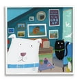 thumbnail image 2 of Stupell Industries Be Great Motivational Phrase Family Pets Cat Dog, 17 x 17,Design by Carla Daly, 2 of 5