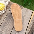 thumbnail image 6 of KIJBLAE Women's Round Toe One Band Soft Sole Slide Slippers, Wide Width Indoor Outdoor Non Slip Casual Summer Beach Slides Black 38, 6 of 9