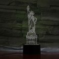 thumbnail image 1 of 3d Night Light Statue Of Liberty Led Night Light Bedroom Table Lamp Color Changing, 1 of 2
