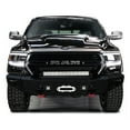 thumbnail image 6 of Vijay Compatible with 2019-2020-2021-2022-2023-2024 Dodge RAM 1500 Front and Rear Bumper Textured Black Steel with Lights and D-rings (NOT for Classic), 6 of 11