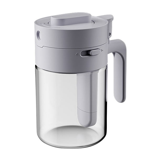 Tarro de cristal transparente de ABS con tapa y cuchara. Recipientes de almacenamiento flexibles. Recipiente hermético con cierre. Bote con cierre. Tarro pequeño para especias de cocina.
