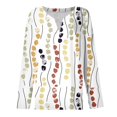 Fall Tops for Women 2024 Plus Size Blouse Long Sleeve VNeck Tunic Tops