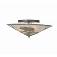 thumbnail image 2 of Meyda Tiffany 109373 Bear On The Loose 2 Light 22" Wide Semi-Flush Ceiling Fixture -, 2 of 7